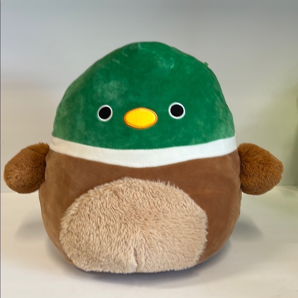 Squishmallows Avery the Mallard Duck Green and Brown‎ Plush Toy